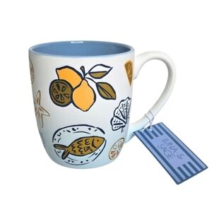 💙🔹️ Luna & Sage🔹️ Beautiful Unique Nautical Handpainted Mug